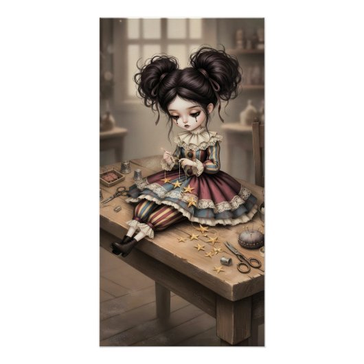 Whimsical Dark Circus Doll Poster (Voorkant)