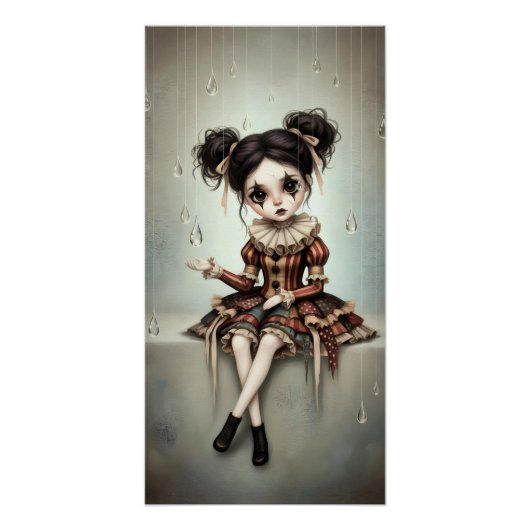 Whimsical Dark Circus Doll Poster (Voorkant)