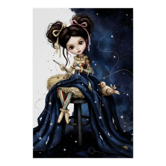 Whimsical Dark Circus Doll Poster (Voorkant)