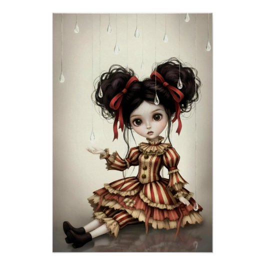Whimsical Dark Circus Doll Poster (Voorkant)