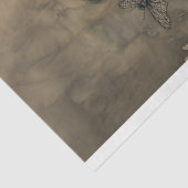 Whimsical Dark Fairy in Twilight Garden Decoupage Tissuepapier (Detail)