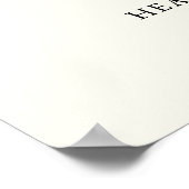 Whimsical De Nacht Voor De Oefenavond Dinner Poster (Hoek)