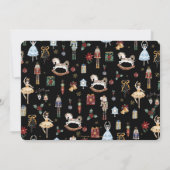 Whimsical De Notenkraker Kerst Ballet Verjaardag Kaart (Achterkant)