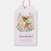 Whimsical Deer Baby shower Gift Labels Cadeaulabel (Voorkant)