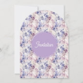 Whimsical Deer Baby shower Invitation Kaart (Achterkant)