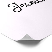 Whimsical Deer Baby shower Welkomstbord Poster (Hoek)