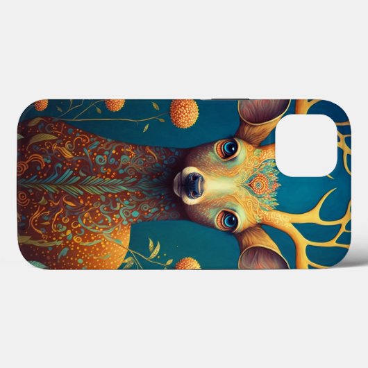 Whimsical Deer Fantasy Art Case-Mate iPhone Case (Achterkant (horizontaal))