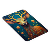 Whimsical Deer Fantasy Art Magneet (Rechterzijde)