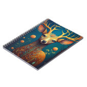 Whimsical Deer Fantasy Art Notitieboek (Linkerzijde)