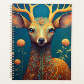 Whimsical Deer Fantasy Art Planner (Voorkant)