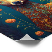 Whimsical Deer Fantasy Art Poster (Hoek)