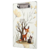Whimsical Deer & Hedgehog Clipboard  Klembord (Links)