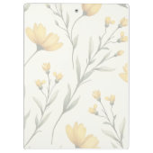 Whimsical Deer & Hedgehog Clipboard  Klembord (Achterkant)