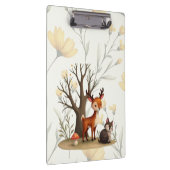 Whimsical Deer & Hedgehog Clipboard  Klembord (Rechts)