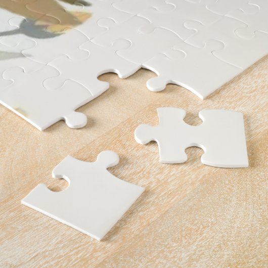 Whimsical Deer & Hedgehog Puzzle with Gift Box Legpuzzel (Zijkant)