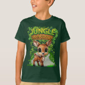 Whimsical Deer Wildlife Doe Graphic Fawn Animal 🦌 T-shirt (Voorkant)