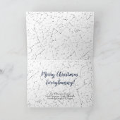 Whimsical Delfts Konijnenkonijn Kunst Vintage Kers Kaart (Binnen)