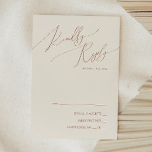 Whimsical Desert   Beige RSVP-kaart RSVP Kaartje