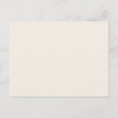 Whimsical Desert | Beige tabel - Hartelijk dank Briefkaart (Achterkant)