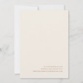 Whimsical Desert | Beige Trouw Aankondiging (Achterkant)