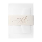 Whimsical Desert | Beige Uitnodigingen Wikkel (Voorkant Voorbeeld)