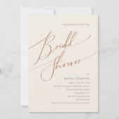 Whimsical Desert | Beige Vrijgezellenfeest Kaart (Voorkant)