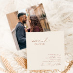 Whimsical Desert | Berichten op het beige fotoplei Kaart<br><div class="desc">Deze witte woestijn | De uitnodiging voor een beige foto-bruiloft is perfect voor uw eenvoudige, rustige, westerne beige en terracotta aardnoten bruiloft. Het neutrale aardeboho kleurenpalet is zuidwest met een modern retro-gevoel. Het manuscript is een delicate minimalistische handgeschreven kalligrafie die vrij elegant en romantisch is. Het product is bewerkbaar en...</div>