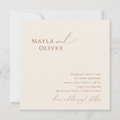 Whimsical Desert | Berichten op het beige fotoplei Kaart (Voorkant)