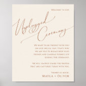 Whimsical Desert | Betige Unplugged Ceremony Poster (Voorkant)