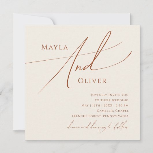 Whimsical Desert | Biggenpleisterweddenschap Kaart (Voorkant)