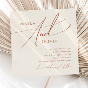 Whimsical Desert Biggenpleisterweddenschap Kaart