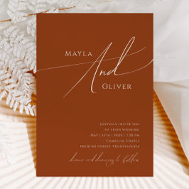 Whimsical Desert | Casual huwelijk in Terracotta Kaart