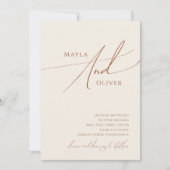 Whimsical Desert | Casual weddenschap tussen beige Kaart (Voorkant)