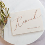 Whimsical Desert | Gereserveerd beige teken<br><div class="desc">Deze witte woestijn | Het beige gereserveerde teken is perfect voor je eenvoudige rustige westerne beige en terracotta aardentonen bruiloft. Het neutrale aardeboho kleurenpalet is zuidwest met een modern retro-gevoel. Het manuscript is een delicate minimalistische handgeschreven kalligrafie die vrij elegant en romantisch is. Het product is bewerkbaar en beschikt over...</div>