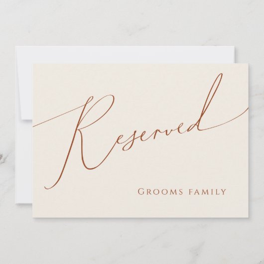 Whimsical Desert | Gereserveerd beige teken (Achterkant)