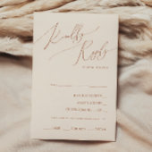 Whimsical Desert | Keuze uit het beige menu RSVP-k