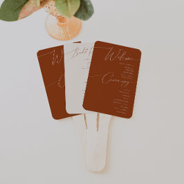 Whimsical Desert | Programma Terracotta Wedding Handwaaier