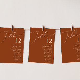 Whimsical Desert Tabelnummer Terracotta