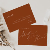 Whimsical Desert | Terracotta Matron of Honor Kaar