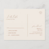 Whimsical Desert | Terracotta Wedding RSVP Briefkaart (Achterkant)