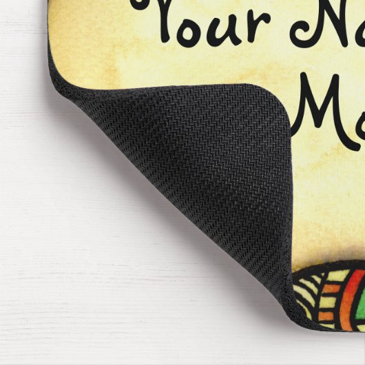 Whimsical Design met Sun Mousepad Muismat (Hoek)