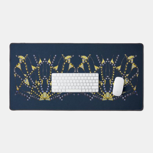 Whimsical Desk Mat (Doodle - handgetekend) (Keyboard & Muis)