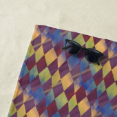 Whimsical Diamond Print Strandlaken (In situ)