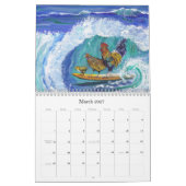 Whimsical Dieren van Kauai Hawaii Kalender (Mar 2027)