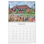 Whimsical Dieren van Kauai Hawaii Kalender (Jan 2026)