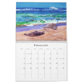 Whimsical Dieren van Kauai Hawaii Kalender (Feb 2026)