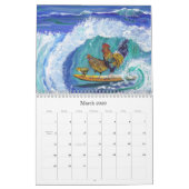 Whimsical Dieren van Kauai Hawaii Kalender (Mar 2026)