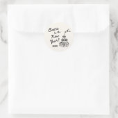 Whimsical Disco Bal Nieuwjaarsfeest Ronde Sticker (Tas)