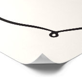 Whimsical Disco Ball New Year's Eve Party Poster (Hoek)