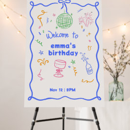 Whimsical Disco Verjaardagskleur